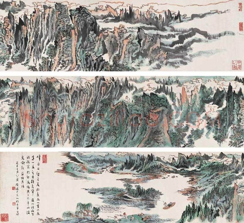 陆俨少山水画作品欣赏 | 书画学堂