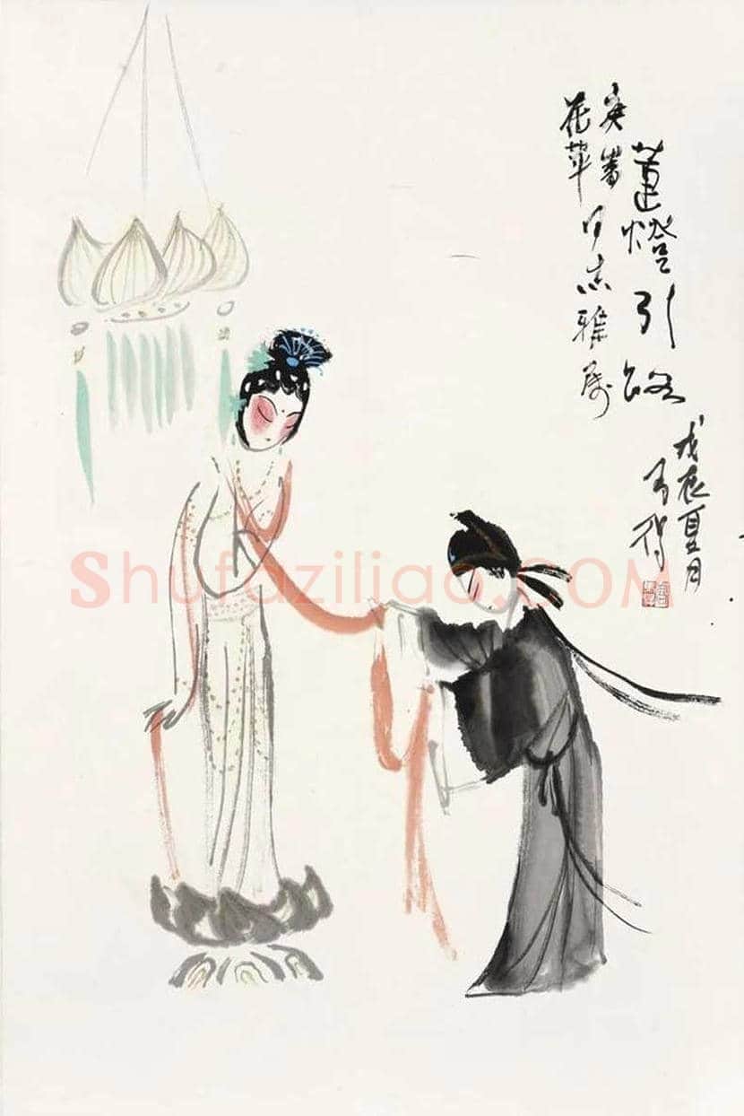 高马得戏曲人物画欣赏 | 书画讲解