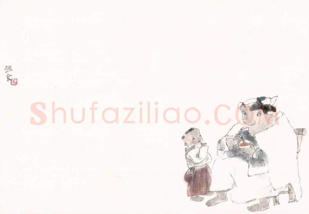 周思聪人物册页图赏 | 著名国画欣赏