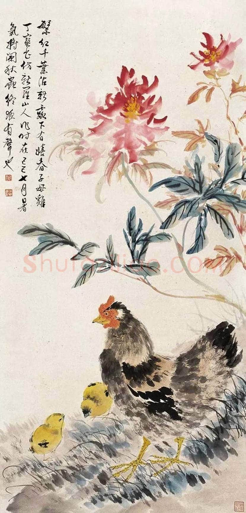 丁宝书花鸟画作品欣赏 | 书画科普