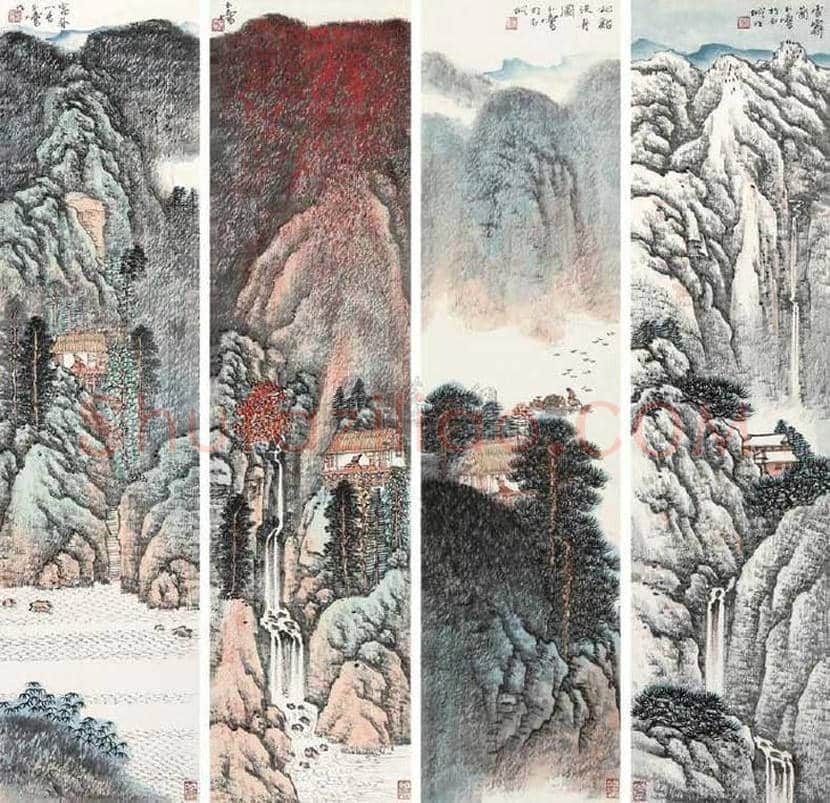 宋玉麟山水画作品欣赏 | 书画文摘