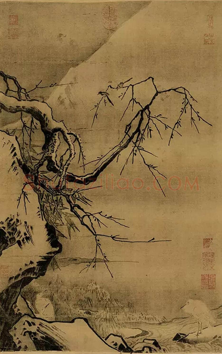 马远《雪滩双鹭图》欣赏 | 书画常识