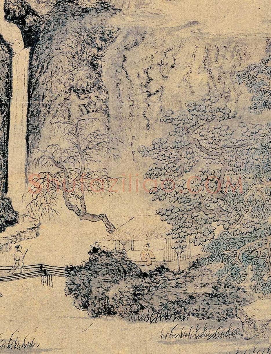 文徵明《绿荫草堂图》图赏 | 传世国画作品