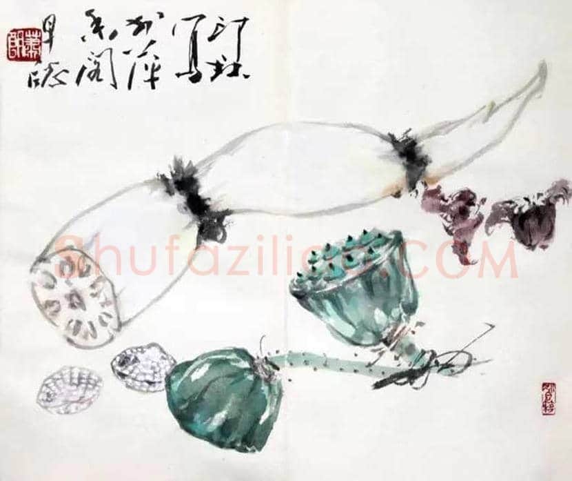 大师笔下的莲藕,味道各不同! | 书画科普