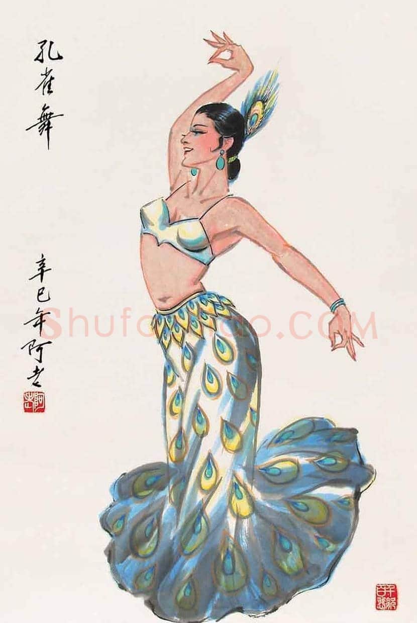阿老人物画作品欣赏 | 书画资料