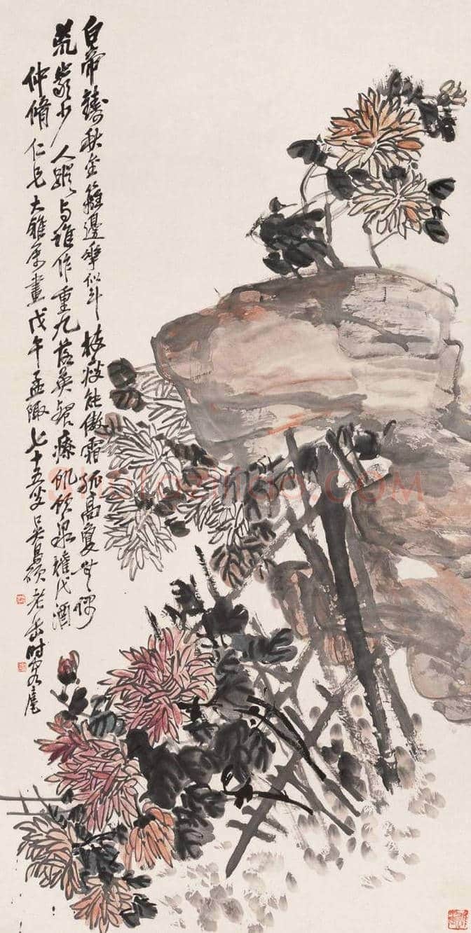 吴昌硕 | 金石入画，艳而不俗 | 书画知识