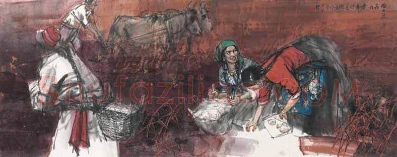 画僧史国良西藏风情人物画！ | 书画常识