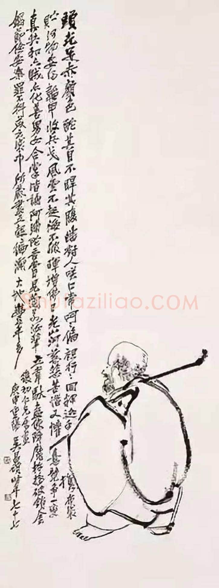 吴昌硕人物画欣赏 | 书画资料