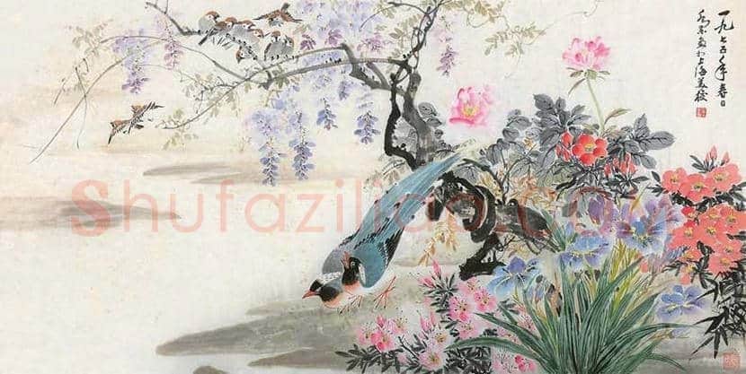 乔木花鸟作品欣赏 | 书画百科