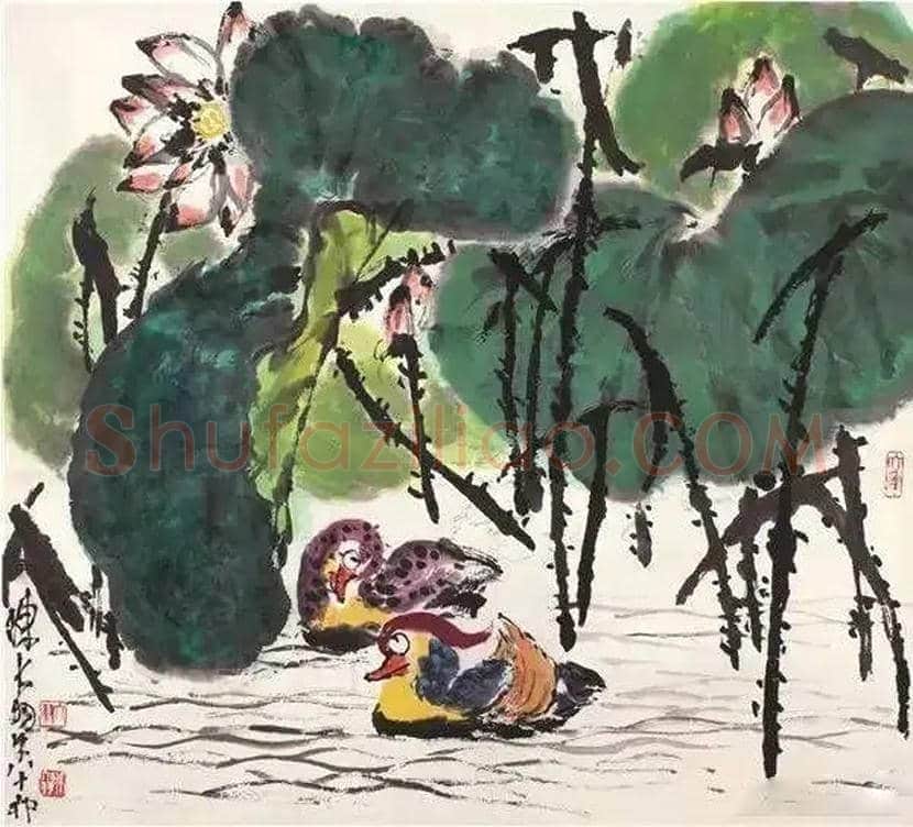 陈大羽荷花作品欣赏 | 书画知识