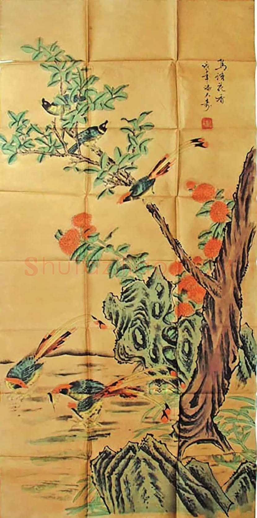 2018年潘天寿作品市场价格，值多少钱一平尺？ | 书画百科
