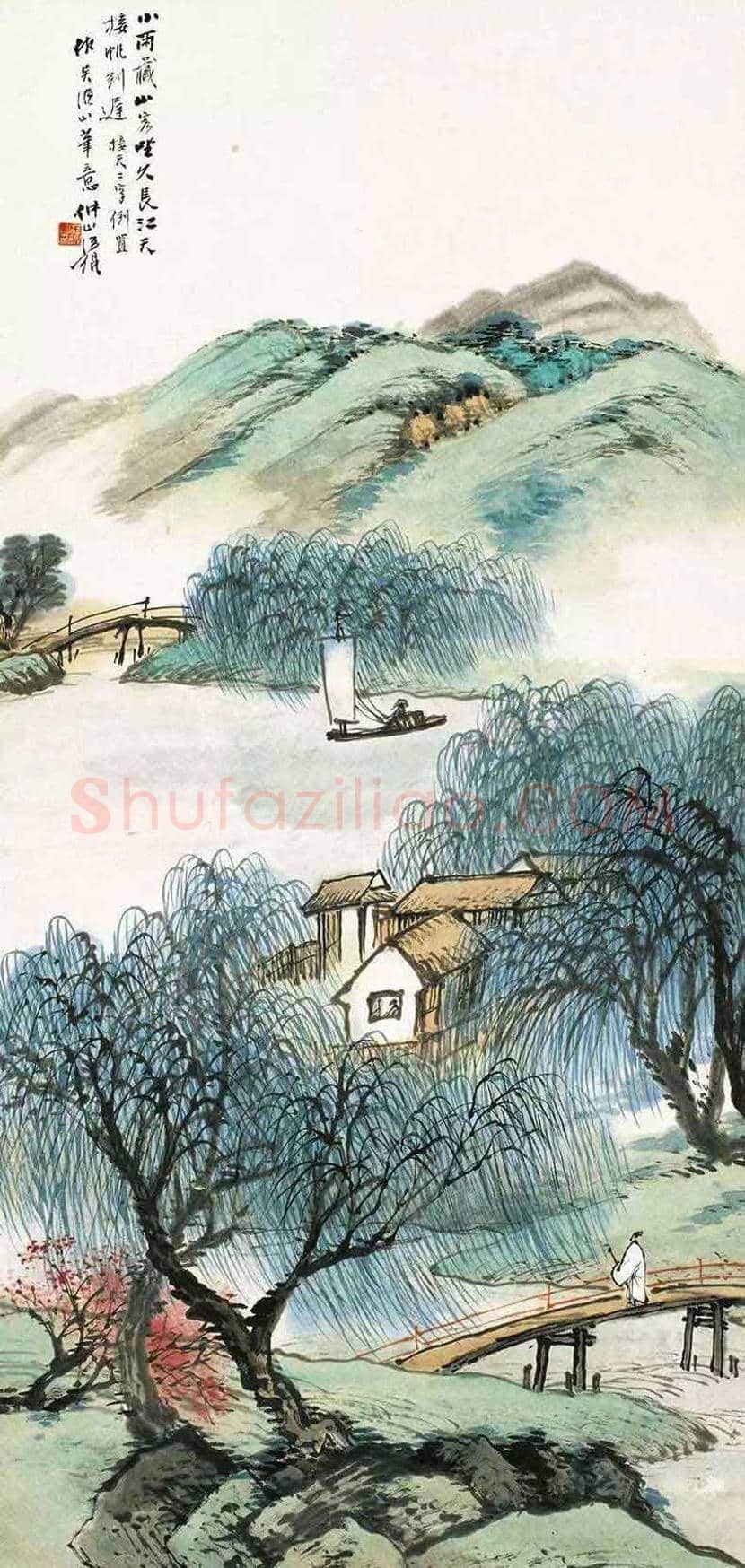 汪琨山水画作品欣赏 | 书画百科