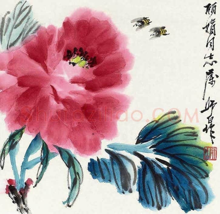 娄师白牡丹作品欣赏 | 书画学堂