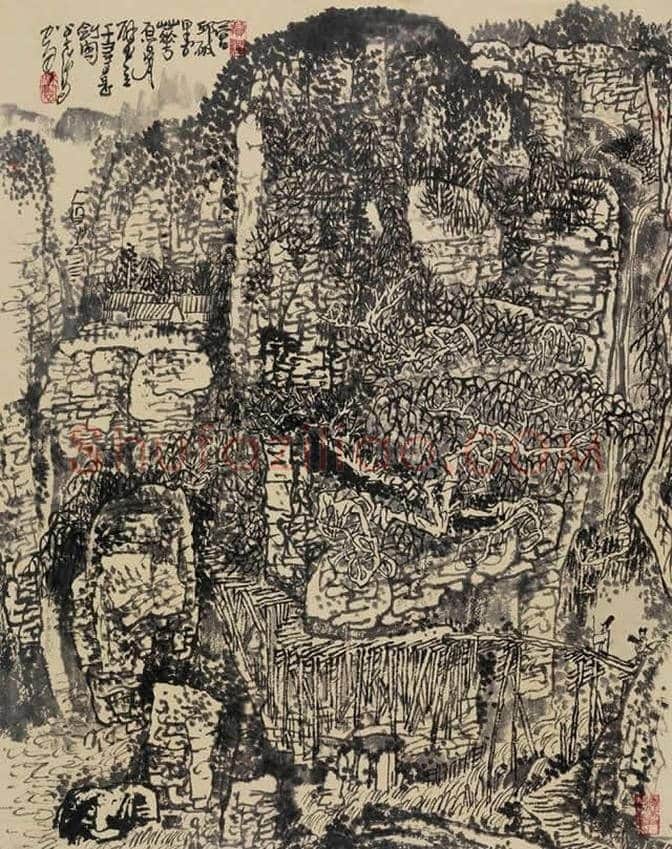 绘画奇人黄秋园作品欣赏(100幅) | 书画百科