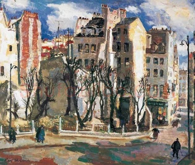 朱德群(1951-2004期间)作品欣赏 | 书画百科