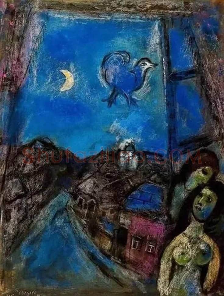 夏加尔绘画作品欣赏 | 书画知识