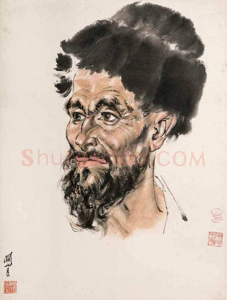 关山月人物画欣赏及拍卖 | 书画文摘
