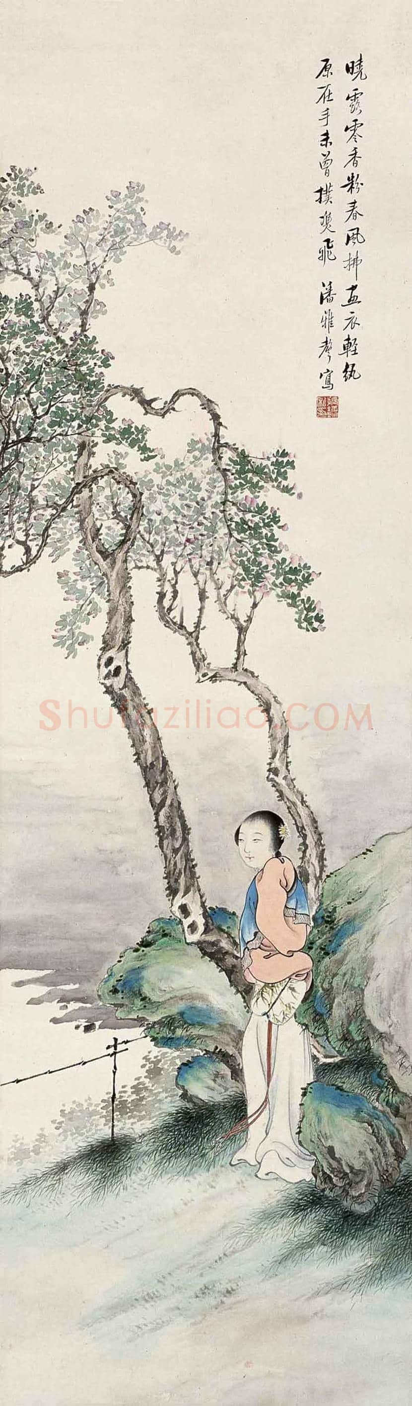 潘振镛人物画作品欣赏 | 书画知识