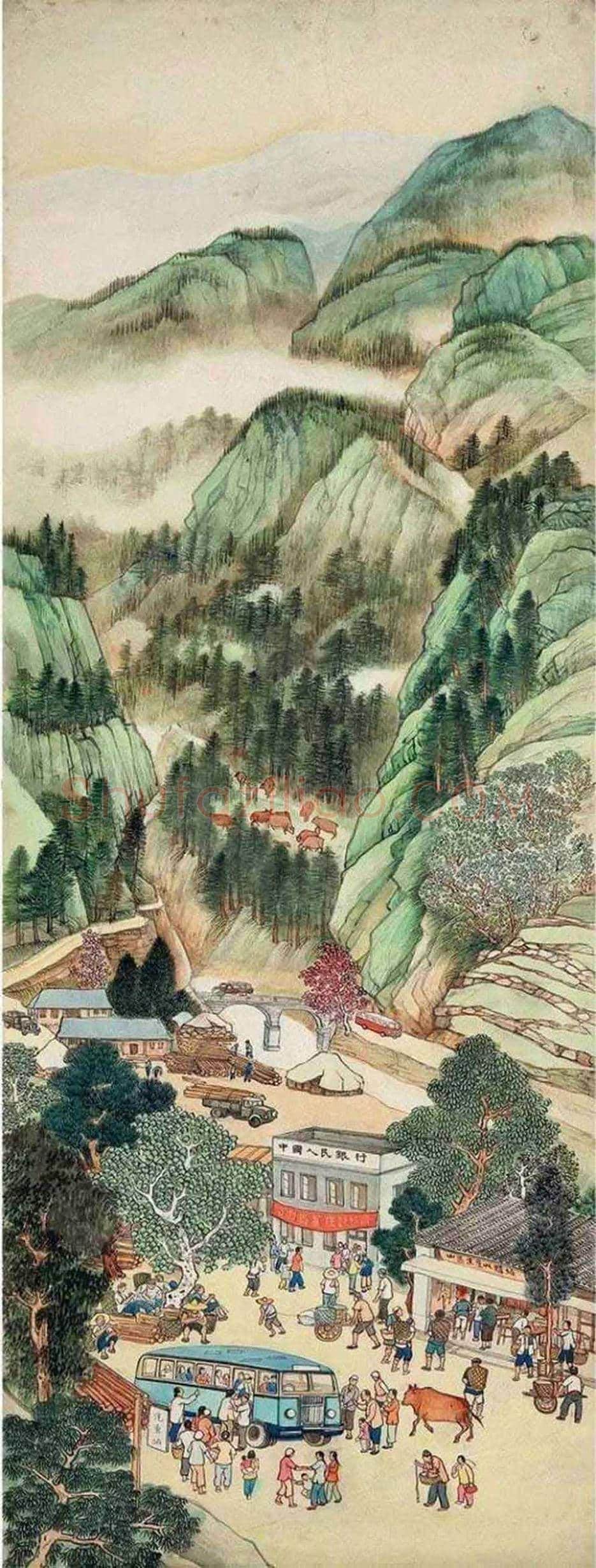 何海霞山水画欣赏 | 书画百科