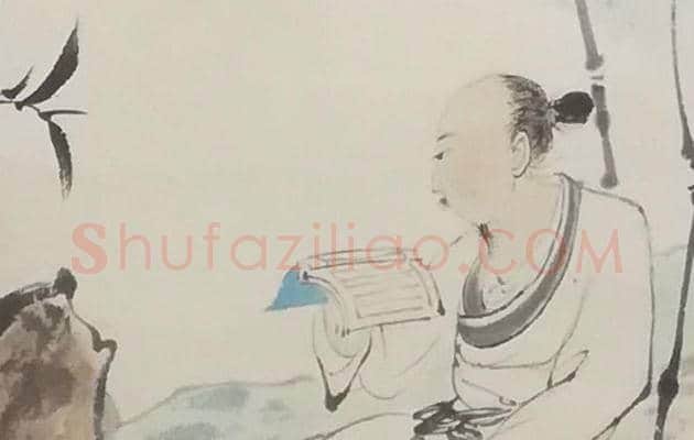 张大千国画作品《竹林高士图》 | 国画鉴赏