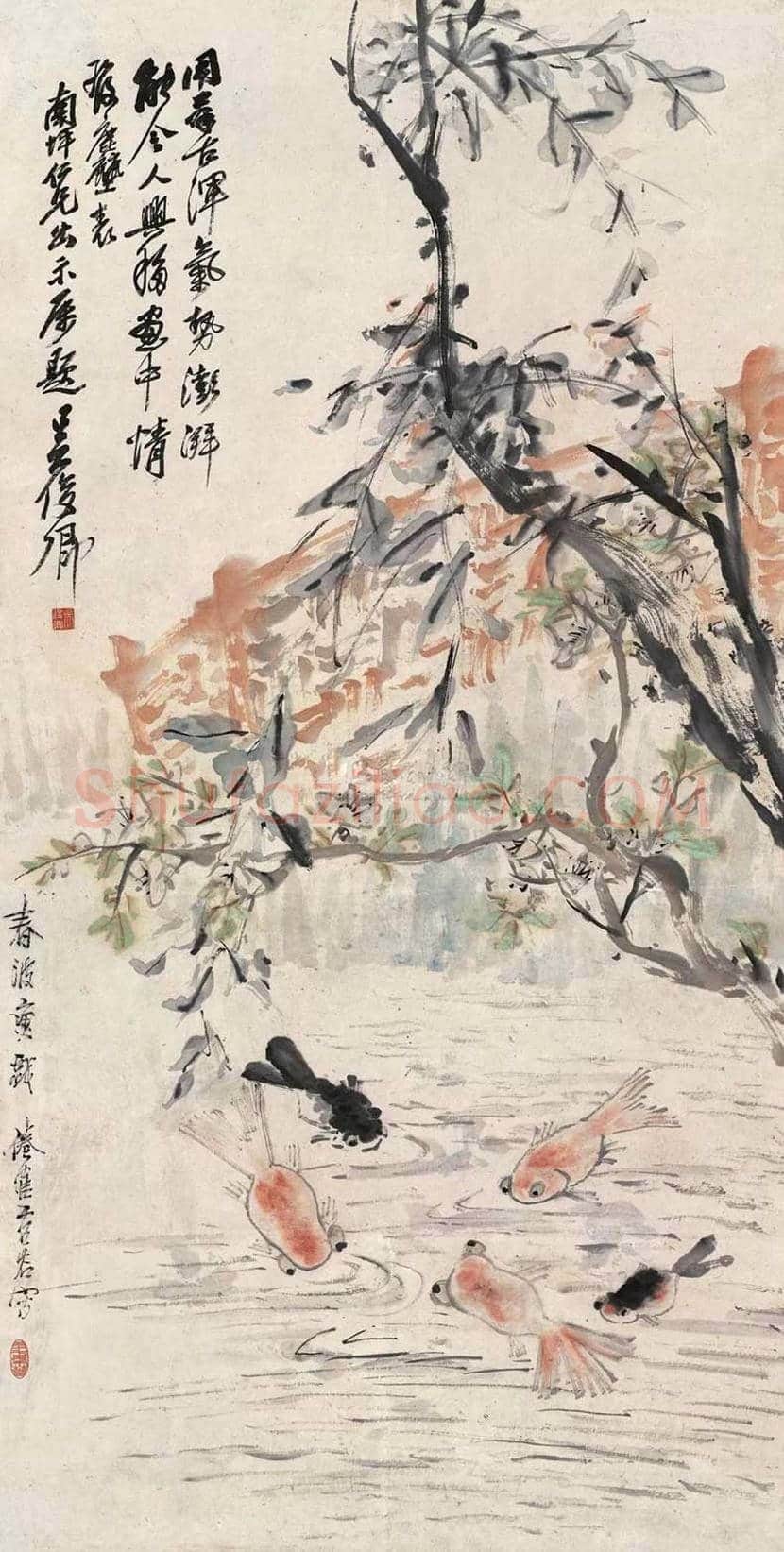 虚谷作品欣赏 | 书画科普