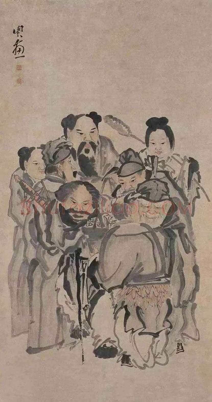 闵贞人物画欣赏 | 书画知识
