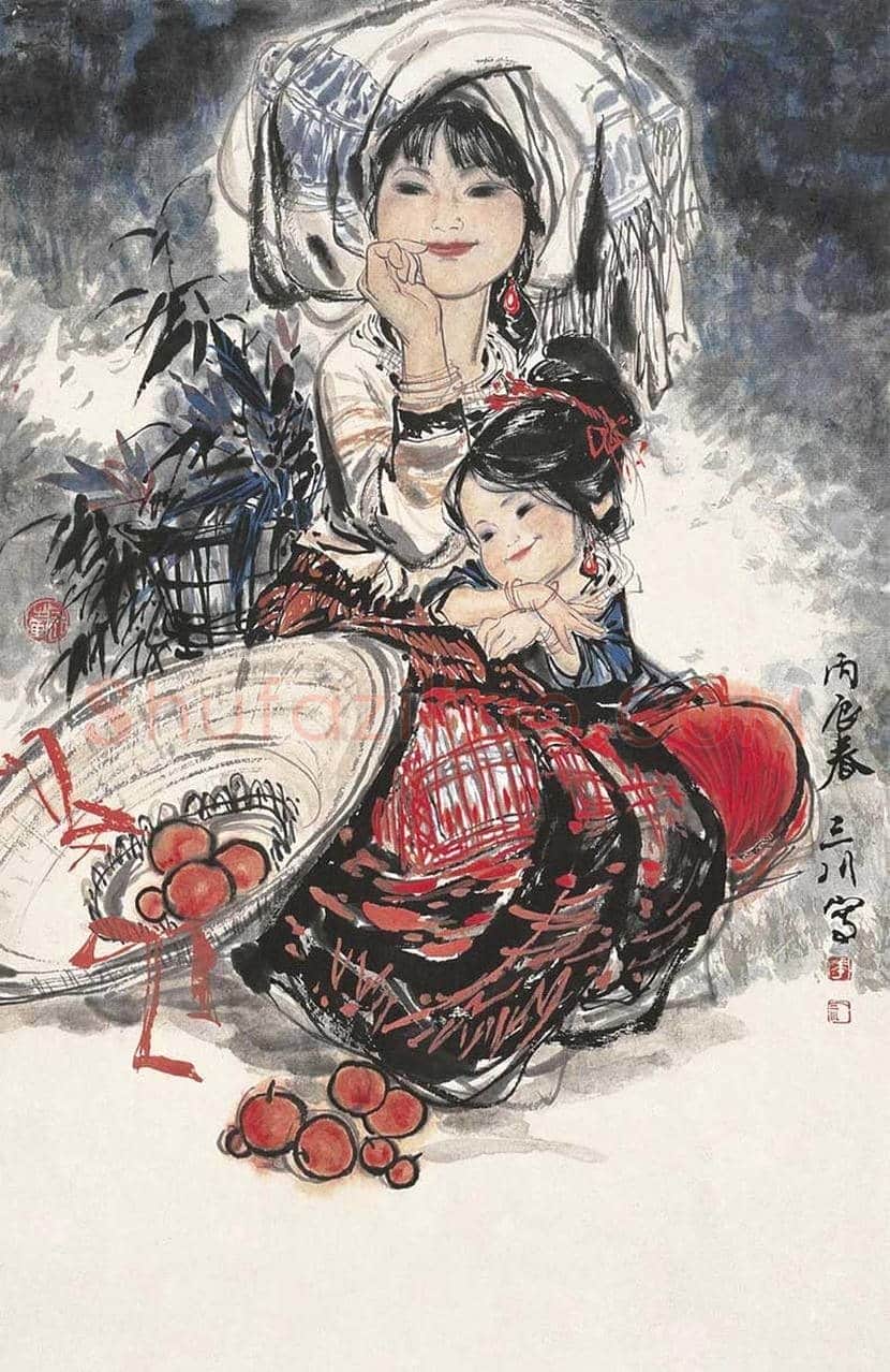 华三川工笔仕女作品欣赏 | 书画科普