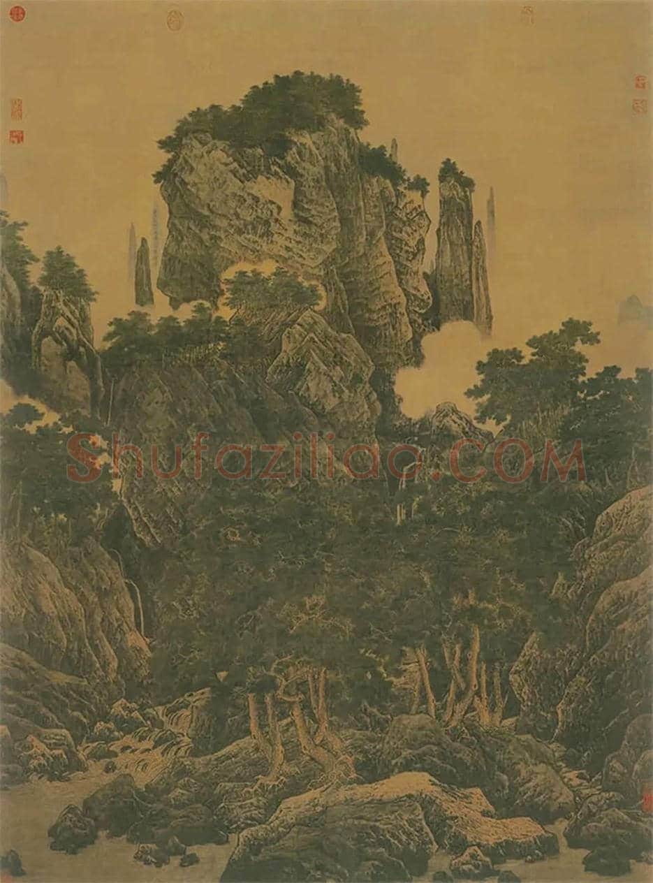 李唐《万壑松风图》欣赏 | 书画资料