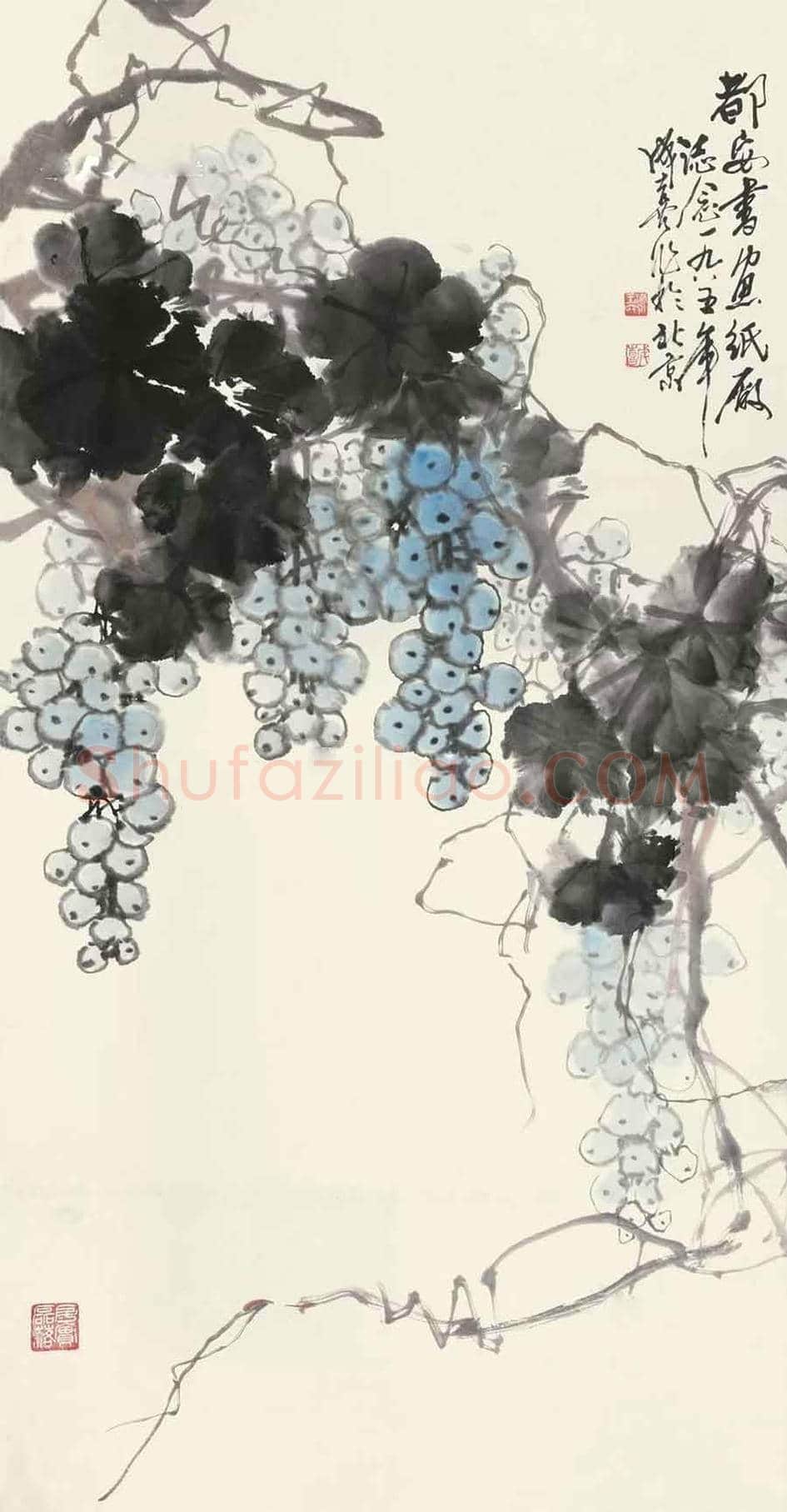 王成喜写意葡萄欣赏 | 书画科普