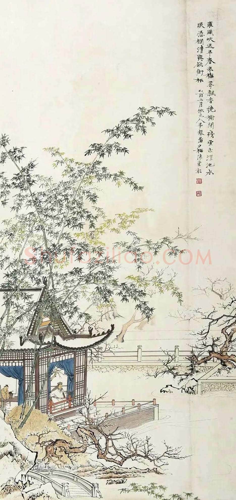 陈少梅先生的笔下四季，美到心醉！ | 书画知识