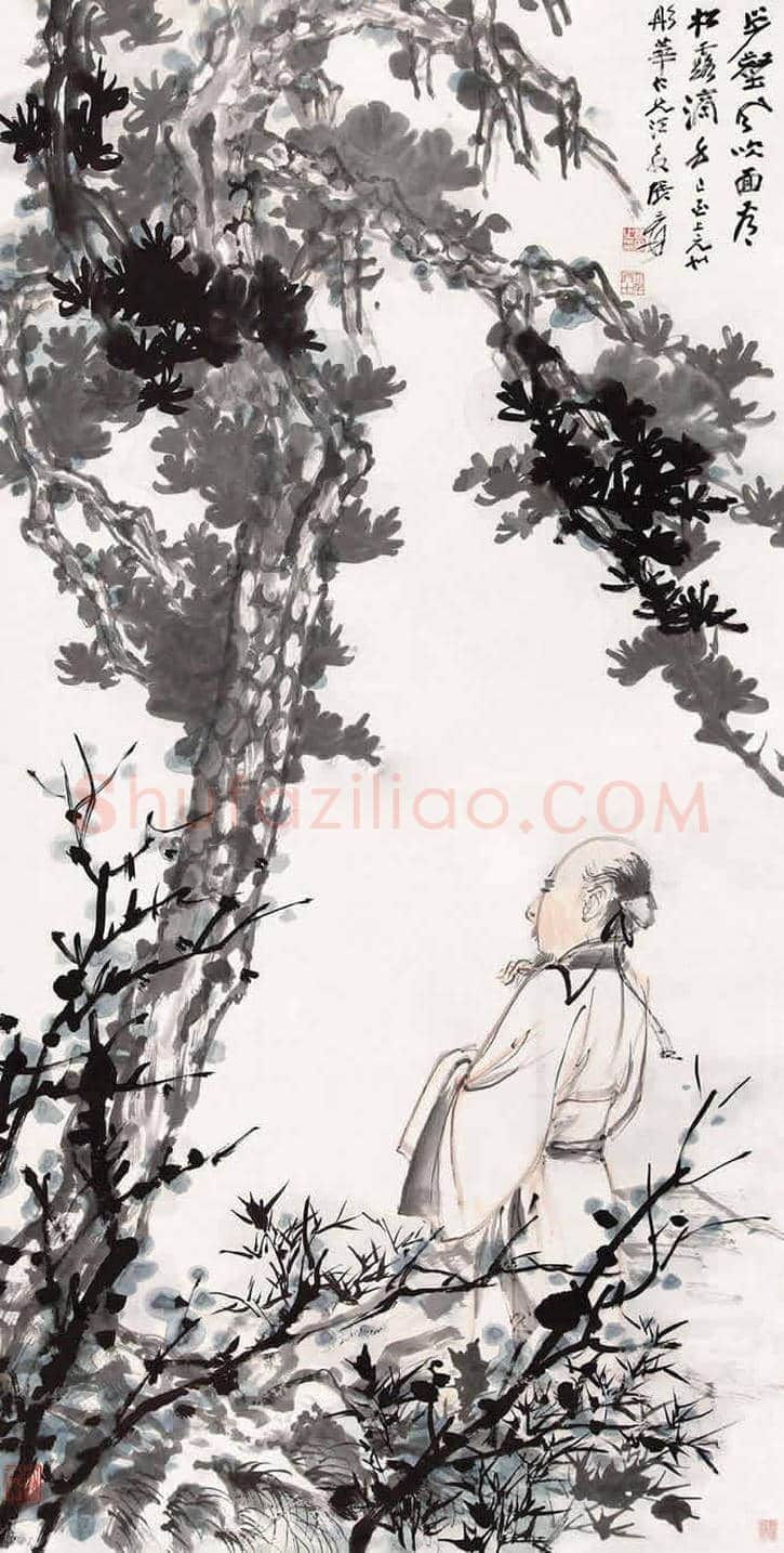 张大千高士图拍卖价格 | 书画学堂