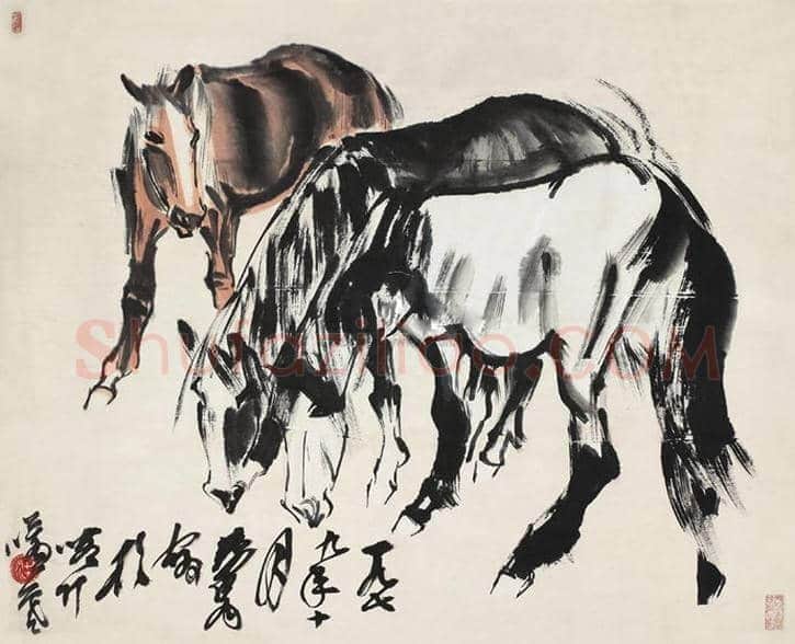 黄胄笔下的牛马羊 | 书画文摘