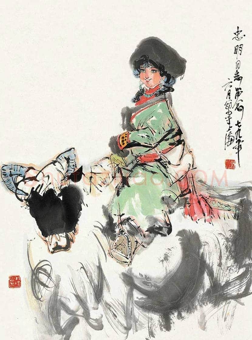 杜显清人物画作品欣赏 | 书画常识