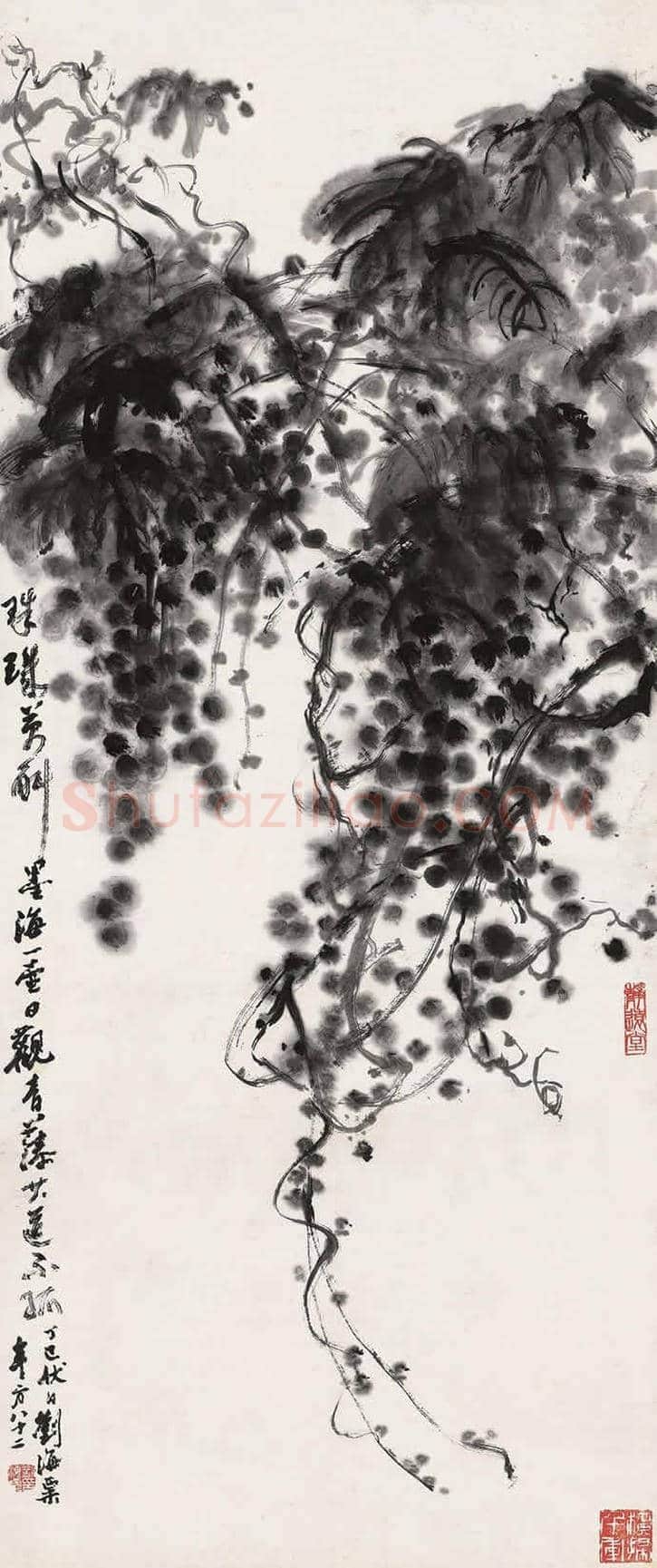 刘海粟花鸟画欣赏 | 书画资料