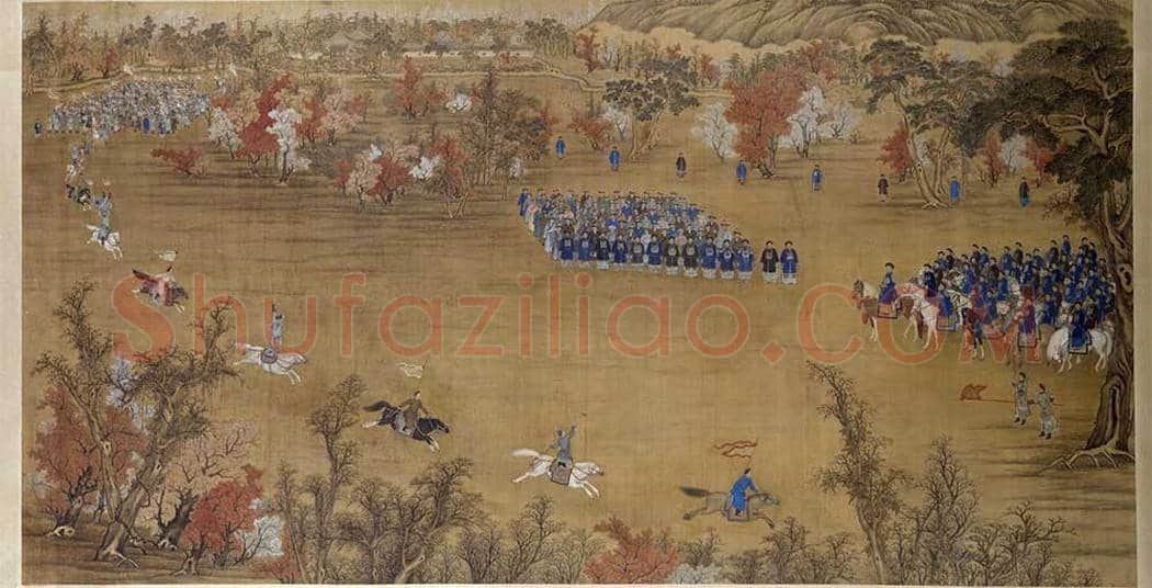 郎世宁《马术图》欣赏 | 传世国画作品