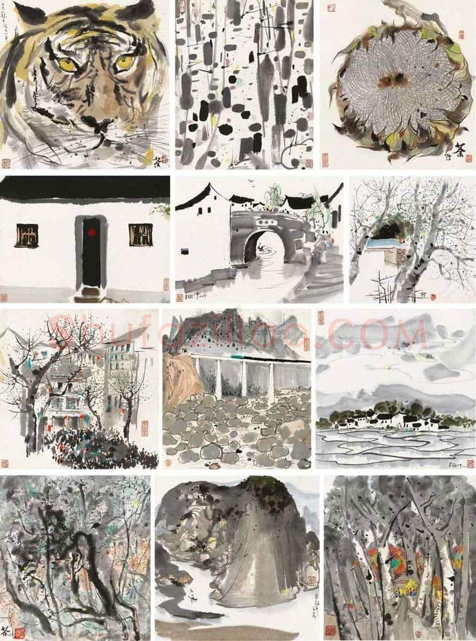 吴冠中国画成交价格记录 | 书画百科