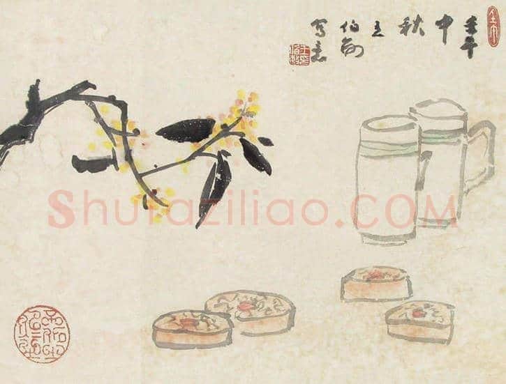 名家笔下的中秋，祝2018中秋节快乐 | 书画讲解