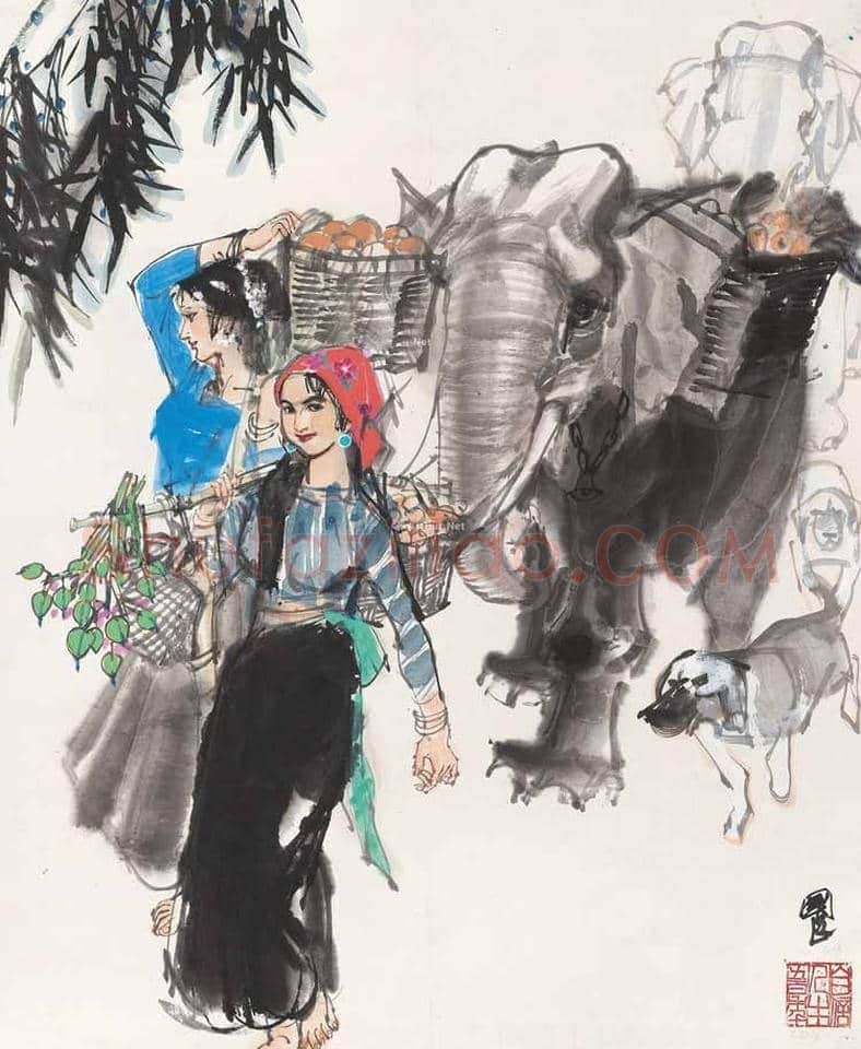 史国良画大象，吉祥如意 | 书画讲解