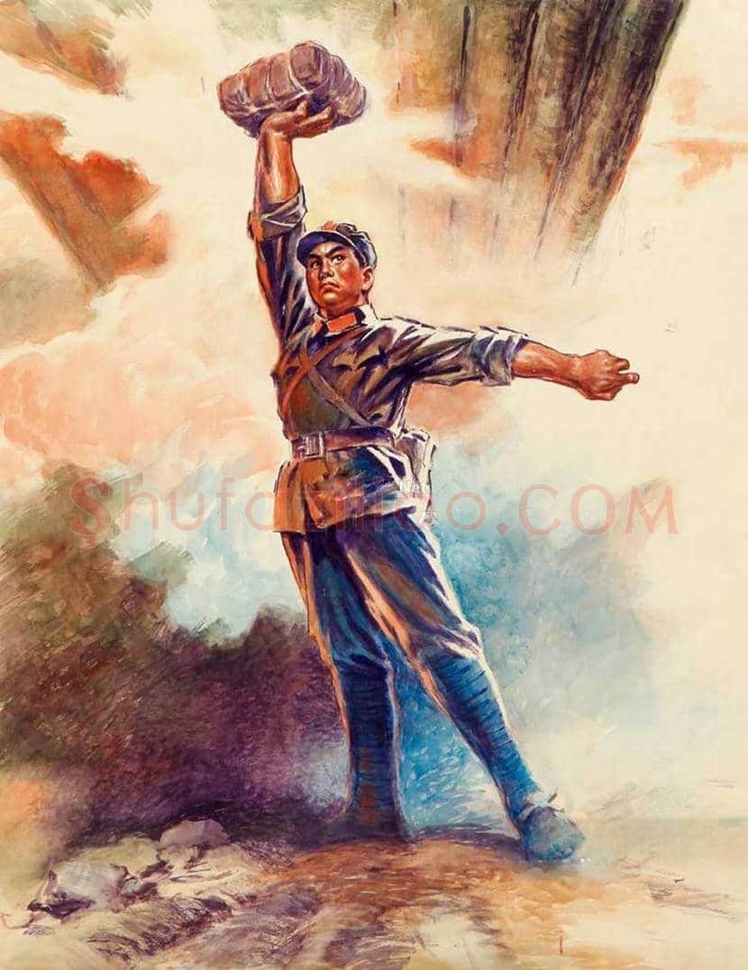 红色画家董辰生的插图作品欣赏 | 书画学堂