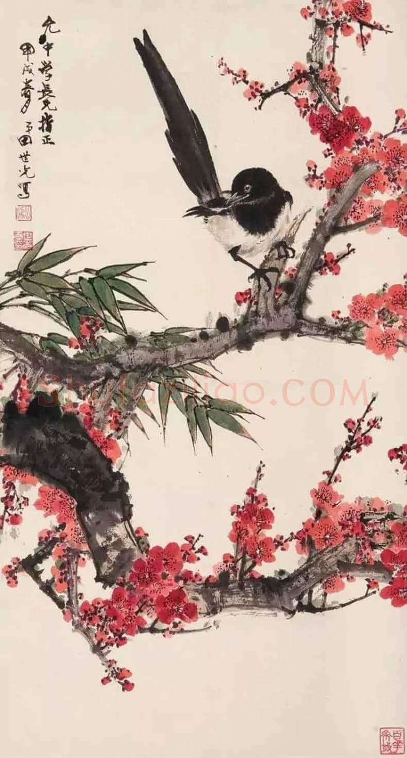 田世光花鸟画作品欣赏 | 书画科普