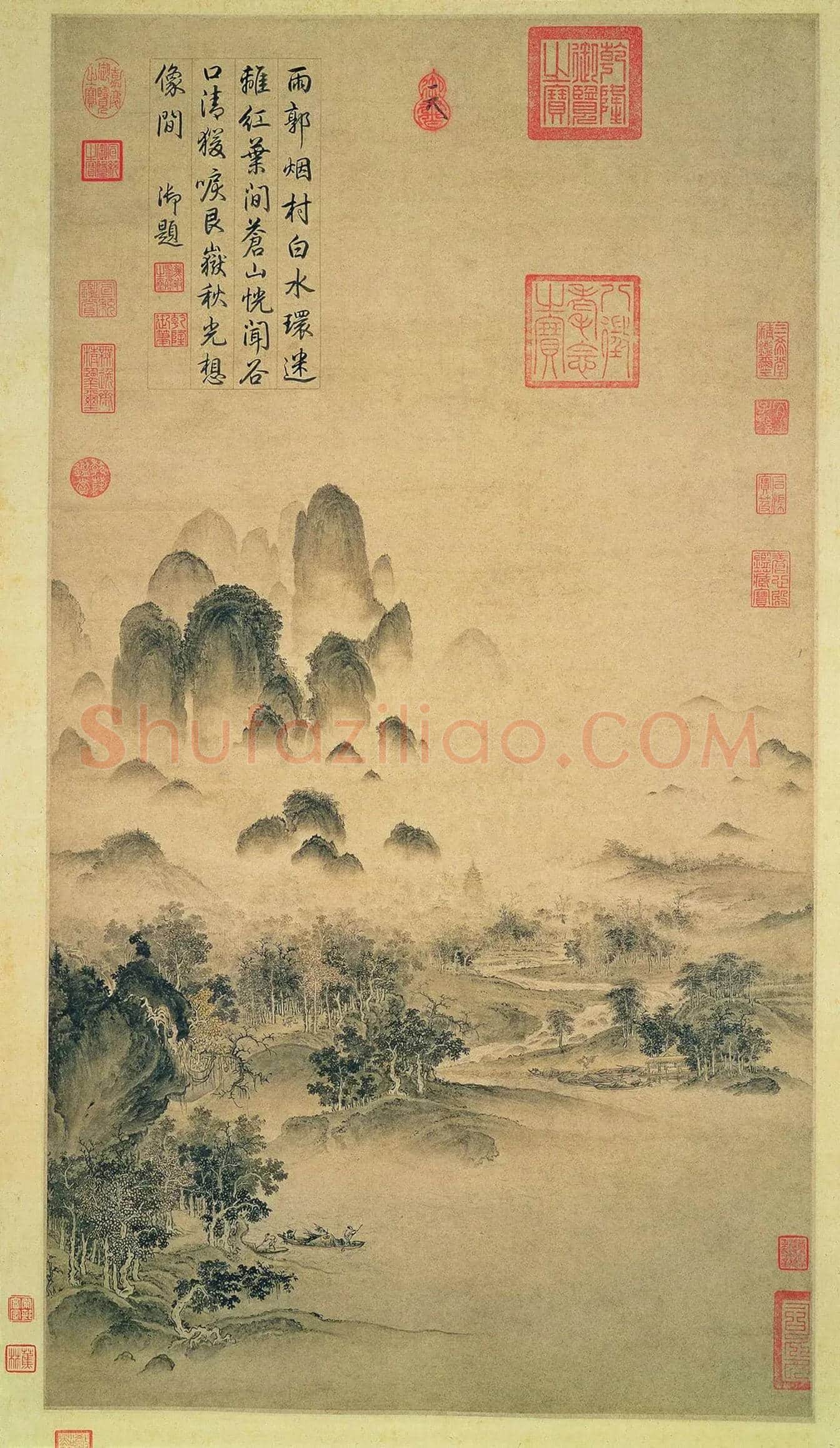 赵佶《溪山秋色图》欣赏 | 书画知识