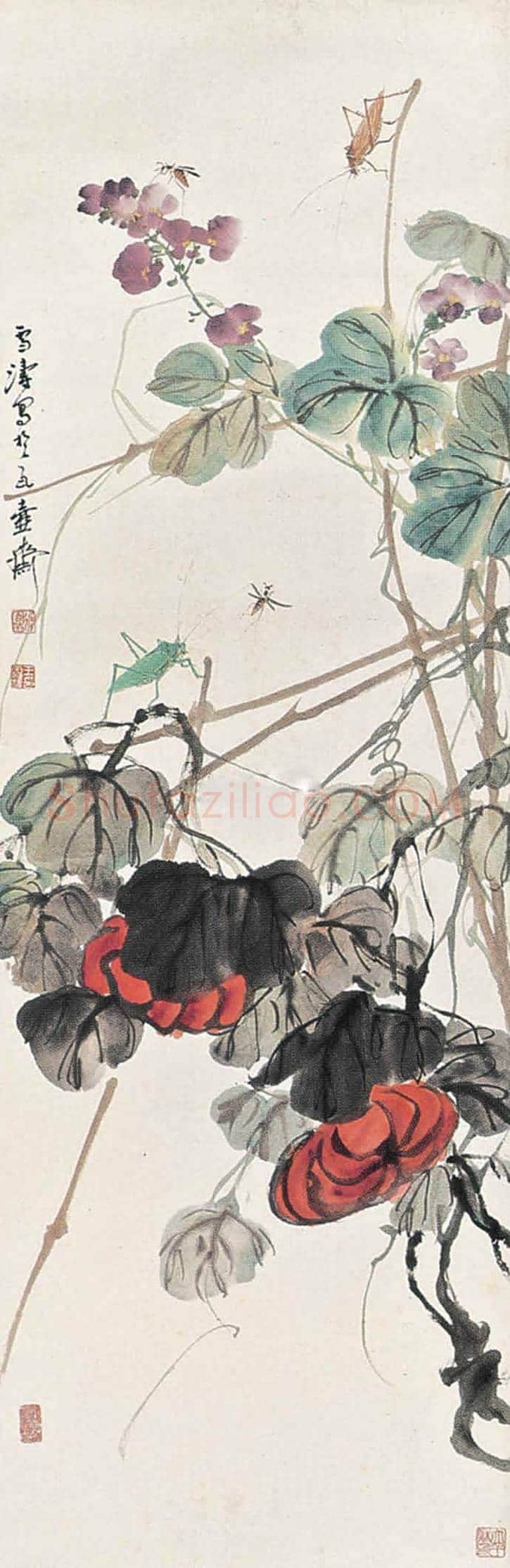 王雪涛蔬果图欣赏 | 书画学堂