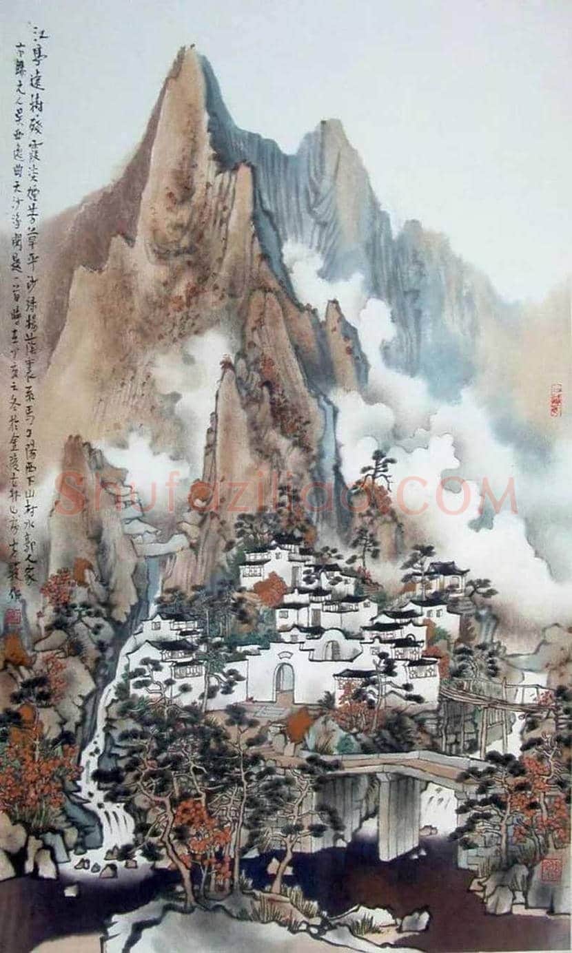 方骏山水画作品欣赏 | 书画常识