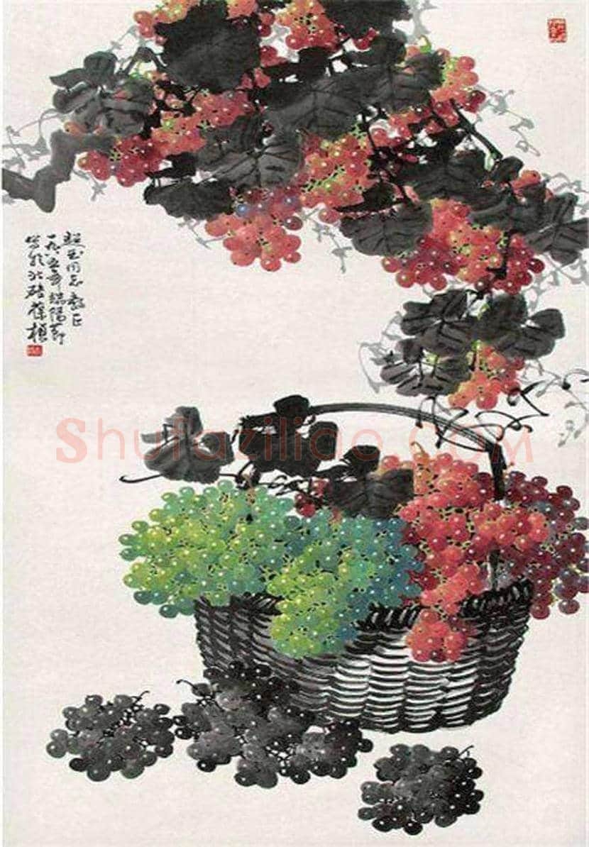 苏葆桢国画葡萄欣赏 | 书画知识