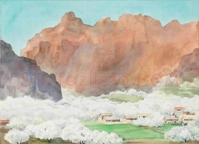 中央美院院长古元水彩画欣赏 | 书画知识