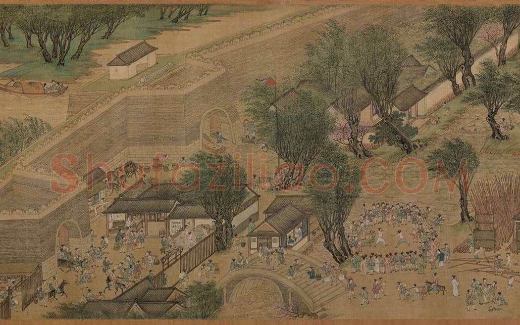 仇英《清明上河图》 欣赏 | 著名国画图片