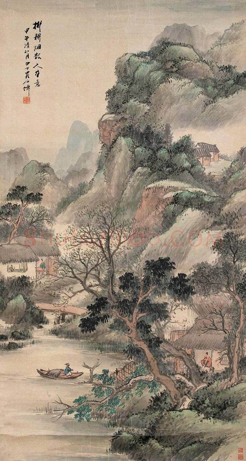 吴石仙山水画欣赏 | 书画科普
