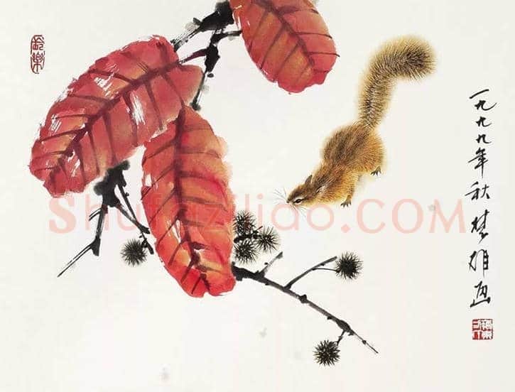 方楚雄工笔动物欣赏,很有乡土气息 | 书画资料