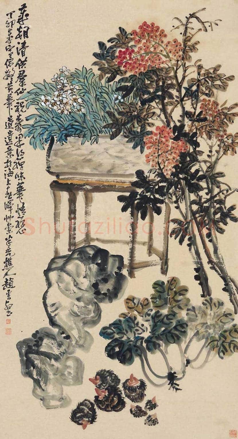 赵云壑花鸟画欣赏 | 书画资料
