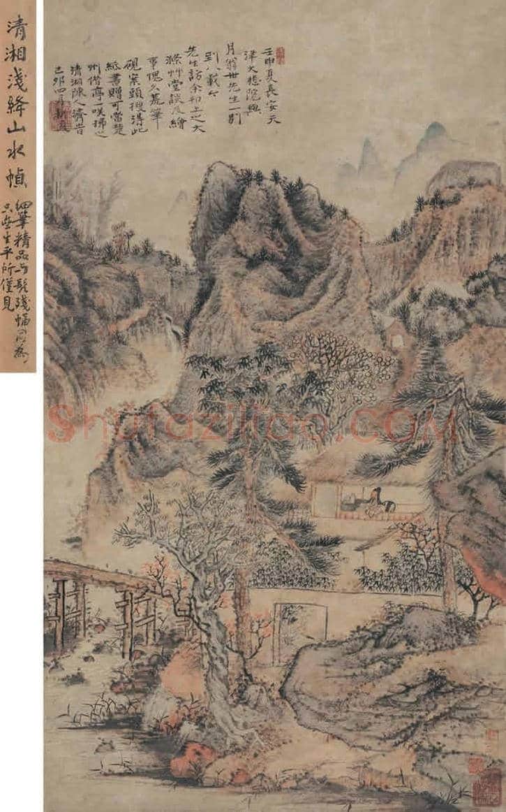 石涛作品成交价格，石涛山水画多少钱一平尺？ | 书画文摘